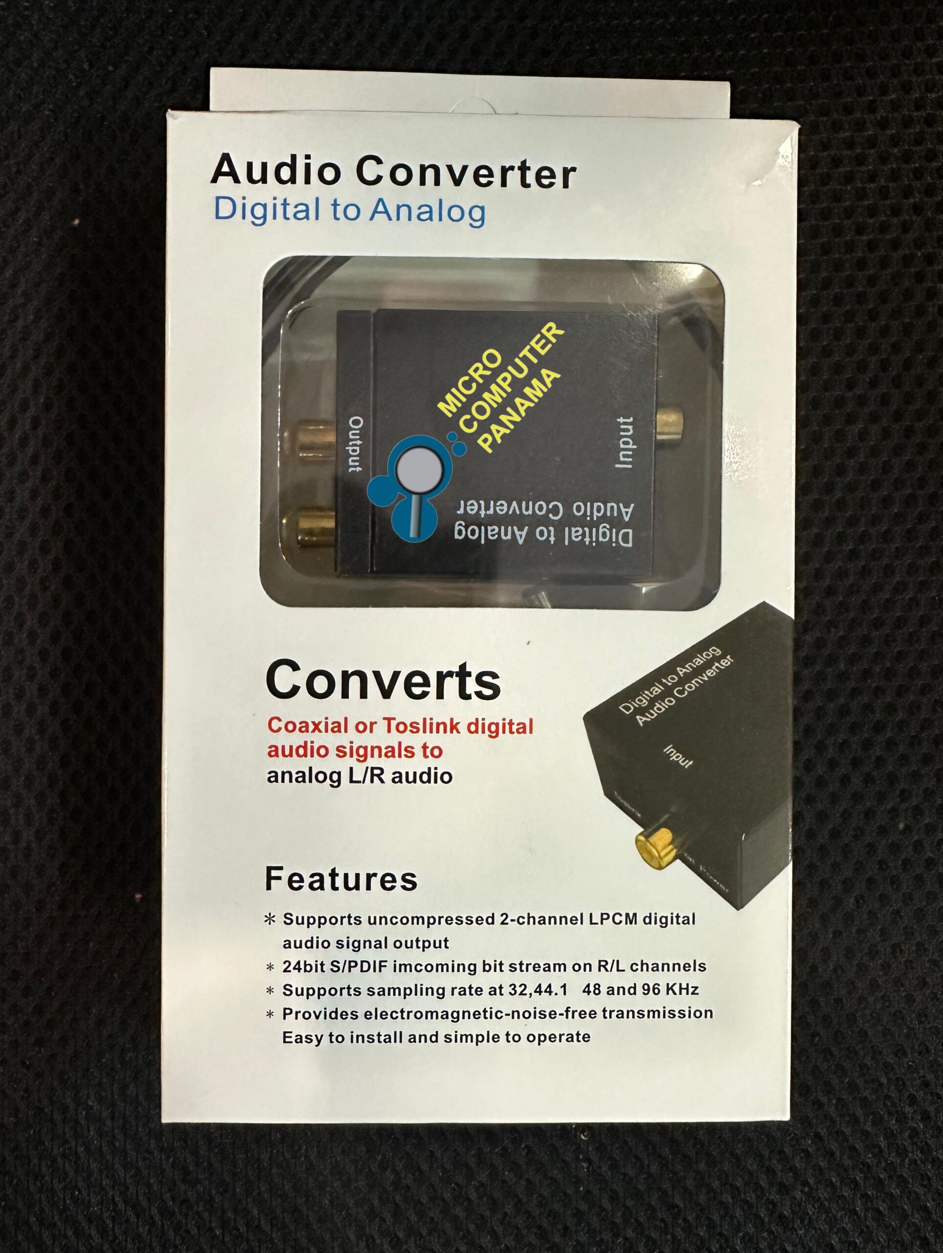 ZOECAN ADAPTADOR DIGITAL A AUDIO RCA