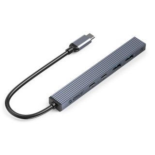 ORICO HUB USB 3.0 DE 5 PUERTOS TIPO-C CON SOPORTE DE CARGA RÁPIDA PD 60W, VELOCIDAD DE TRANSFERENCIA DE 5Gbps