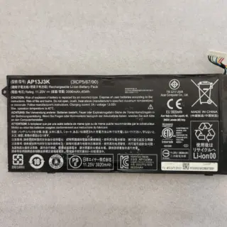 BATERIA ACER AP13J3K ORIGINAL COMPATIBLE PARA ACER CHROMEBOOK 11.6 "11 C740, C720, C720P SERIE T.00304.001, KT.00303.001