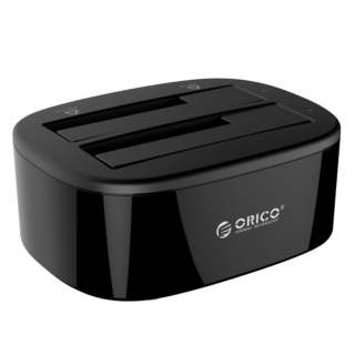 ORICO 2 BAY OFFLINE CLONE HARD DRIVE CLOCK USB 3.0