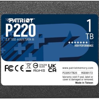 PATRIOT BURST DUSCO DURO SSD P220 1TB 2.5" 6GB/S SATA 3
