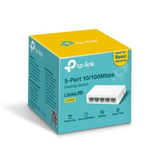 Switch de Escritorio de 5 Puertos 10/100Mbps (MODEL: LS1005)