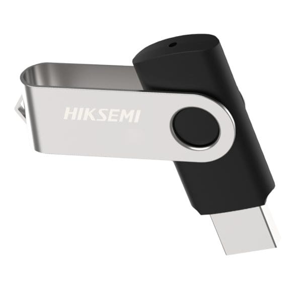 MEMORIA USB 3.0 16GB HIKSEMI HS-USB-M200S 16G U3 ROTARY COLOR NEGRO/ PLATEADO - Image 2