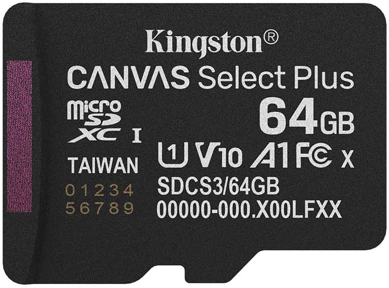 KINGSTON CANVAS SELECT PLUS MICRO SD 64GB 100MB/S CLASE 10 A1 - Image 3